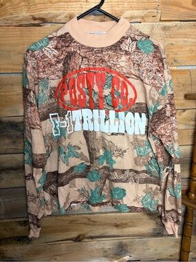 Post Malone F-1 Trillion Camo Long-Sleeve Shirt